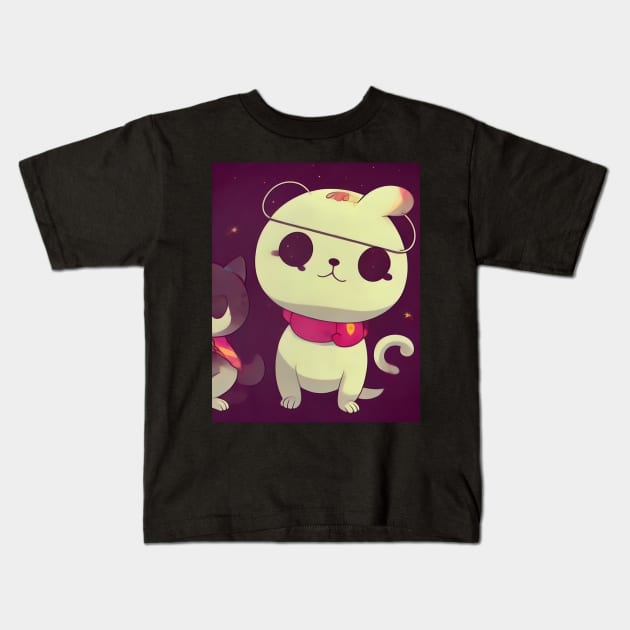 bee and puppycat Kids T-Shirt by ComicsFactory